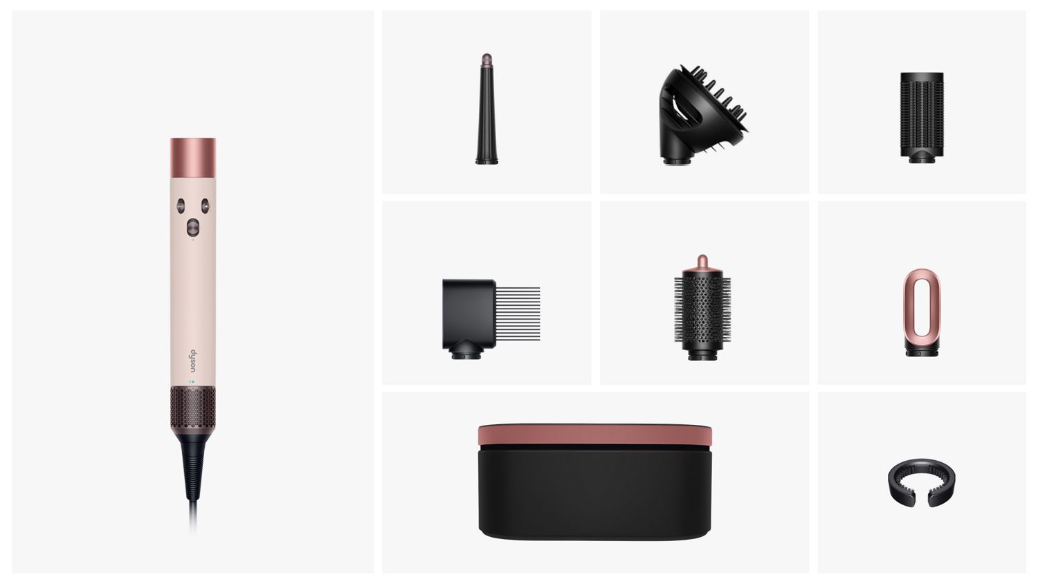 What is included in the box with the Dyson Airwrap ID Curly and Coily.